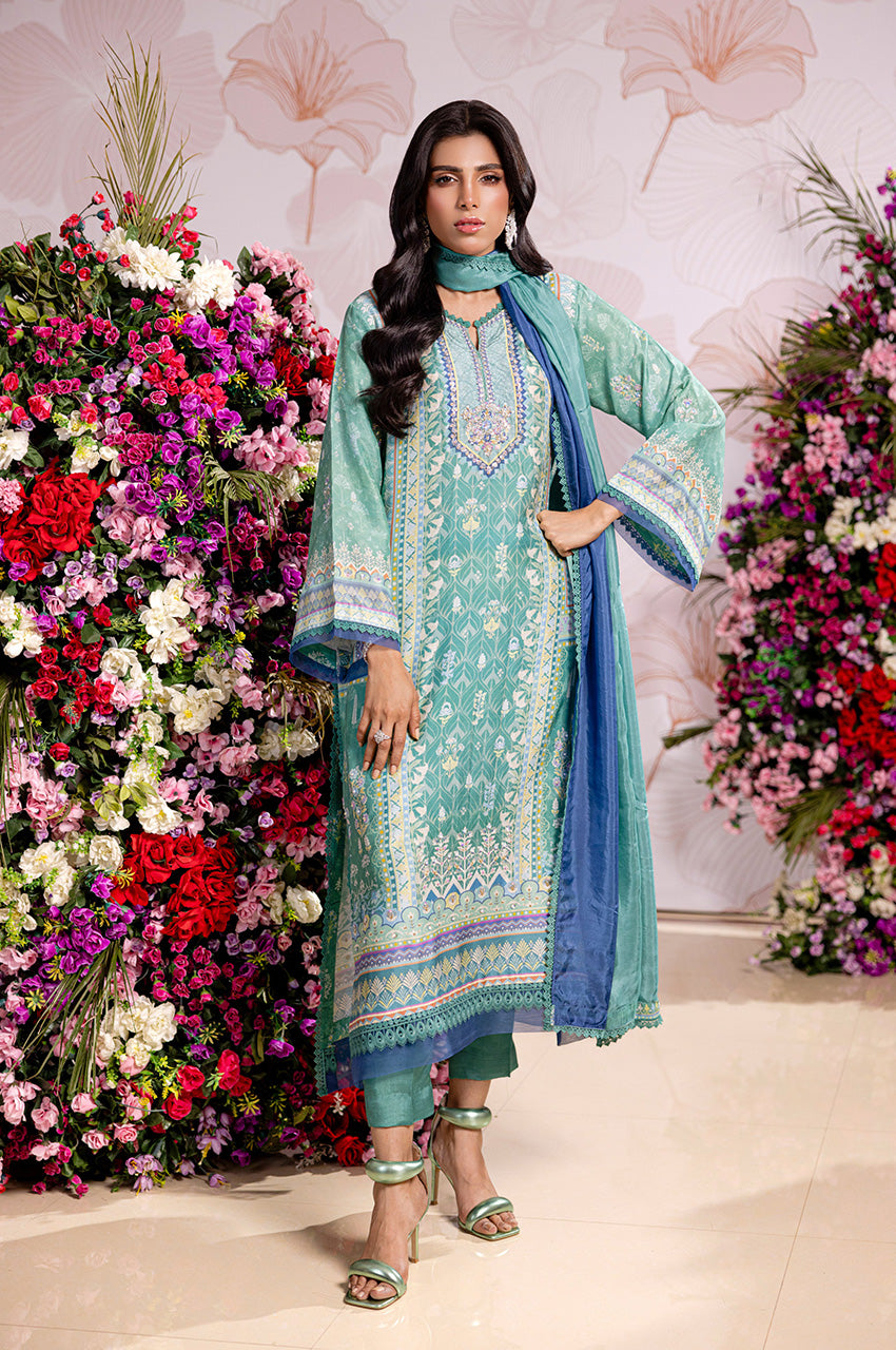Sareen Shirt and silk dupatta