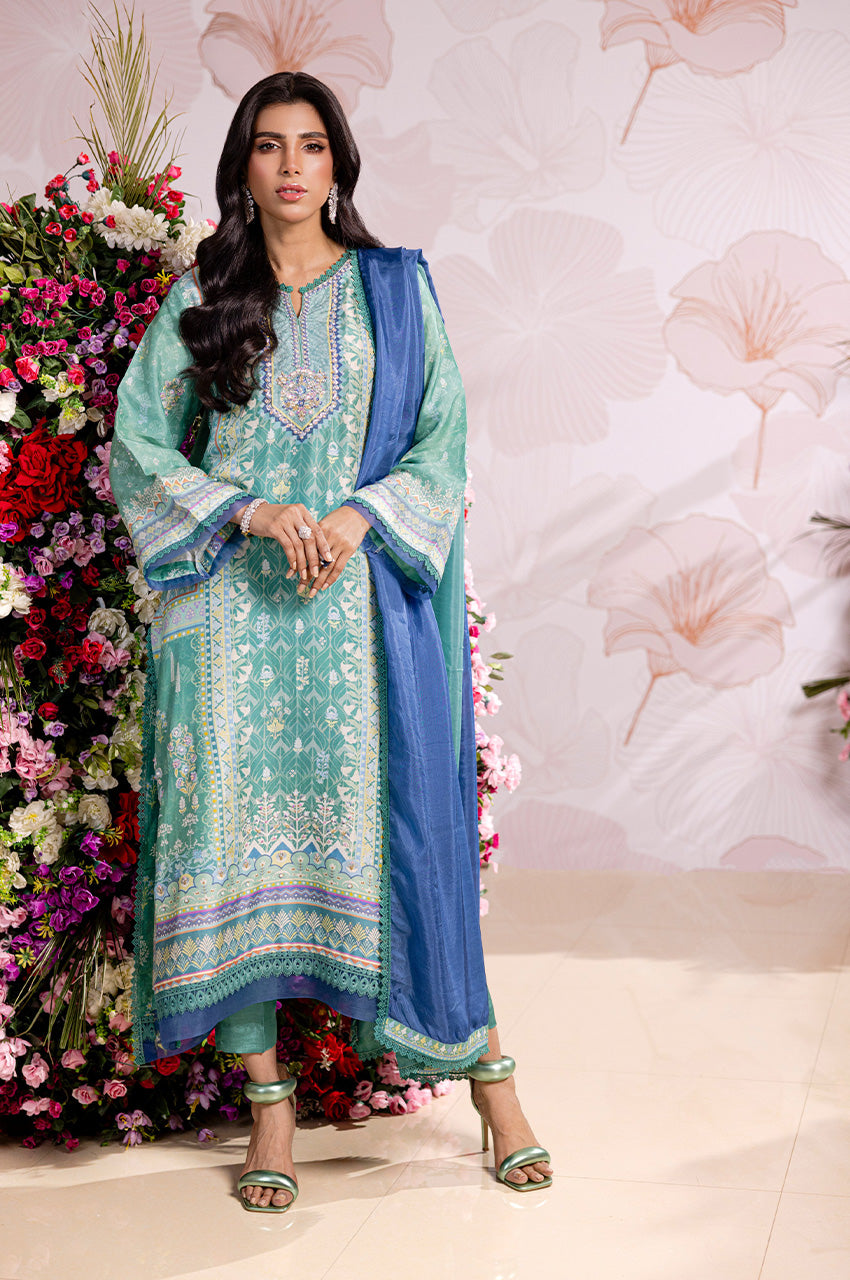 Sareen Shirt and silk dupatta
