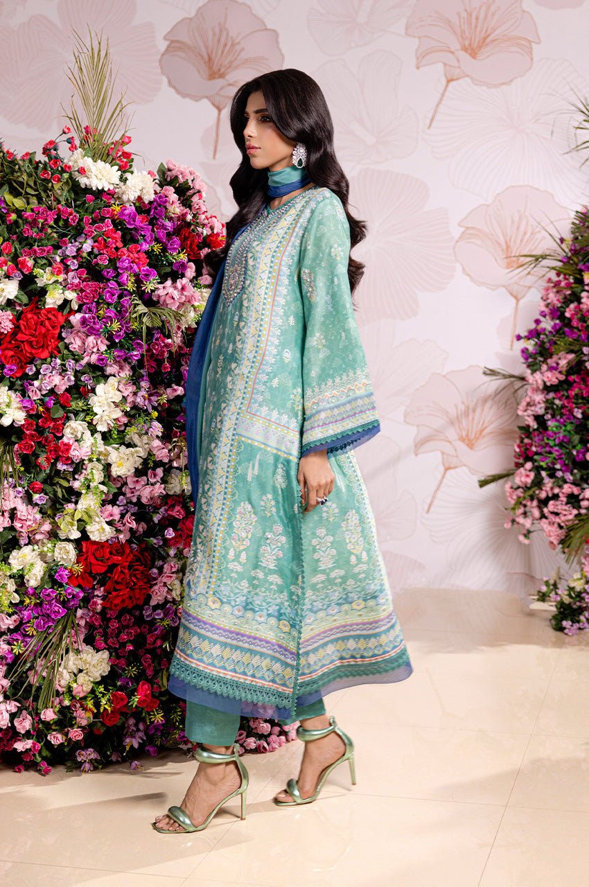 Sareen Shirt and silk dupatta